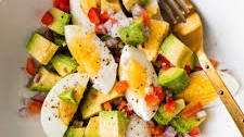 Hard Boiled Egg and Avocado Bowl
