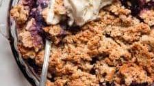 Healthy Blueberry Cobbler