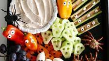 Healthy Halloween Snack Tray