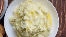 Herb and Garlic Cream Cheese Mashed Potatoes