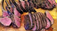 Herb-Crusted Venison Filets with Horseradish Sauce