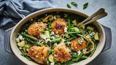Herb Roasted Chicken With Spring Veggies