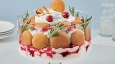 Holiday Cranberry Orange Trifle