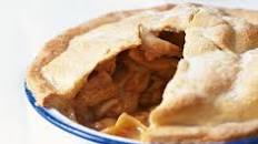 Homemade apple pie
