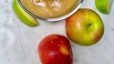 Homemade Applesauce with Maple Syrup
