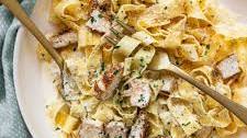Homemade Chicken Alfredo Pasta