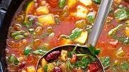 Homemade Minestrone Soup (Slow Cooker)