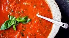 Homemade Roasted Tomato Basil Soup