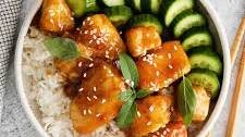 Honey Garlic Chicken Bowls