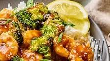 Honey Garlic Shrimp and Broccoli