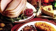 Honey-Glazed Ham with Cranberry Relish