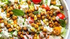 Honey Roasted Chickpea and Avocado Salad