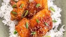 Honey Sesame Chicken Thighs
