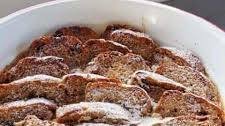 Hot Cross Bun Bread and Butter Pudding