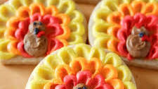 How to Decorate Thanksgiving Turkey Sugar Cookies