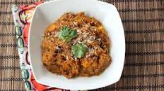 Indian-Spiced Butternut Squash Mash with Toasted Coconut (Gluten-free + Vegan)