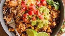Instant Pot 20 Minute Chicken Burrito Bowls