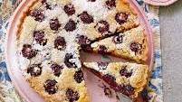 Italian cherry and almond tart