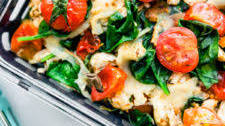 Italian Chicken Meal Prep Casserole (Keto, with Vegetarian option)