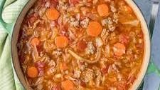 Italian Sausage and Cabbage Soup