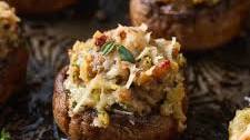 Italian Sausage Stuffed Mushrooms