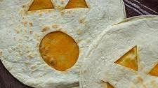 Jack-O-Lantern Quesadillas