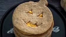 Jack-o-Lantern Sandwich Cookies