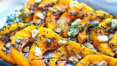 Kabocha Squash Roasted With Thyme & Garlic