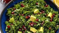 Kale, Avocado, and Pomegranate Salad