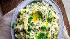 Kale Colcannon with Cheese and Horseradish