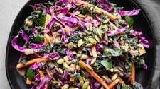 Kale Slaw With Harissa Dressing