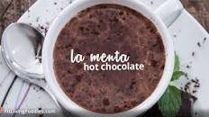 La Menta (Mint) Hot Chocolate