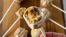 Leftover Pumpkin Pie Cake Pops!