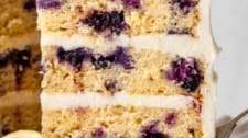 Lemon Blueberry Layer Cake