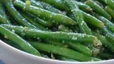 Lemon Butter Green Beans with Garlic and Parmesan