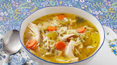 Lemon Chicken-Orzo Soup