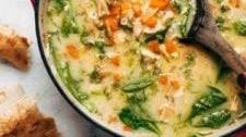 Lemon Chicken Soup with Orzo
