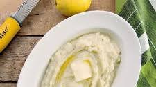Lemon Garlic Mashed Cauliflower "Potatoes"