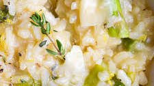 Lemon Parmesan Risotto with Asparagus