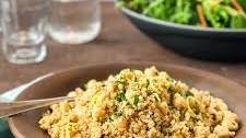 Lemon Quinoa and Chickpeas