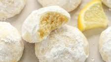 Lemon Snowball Cookies