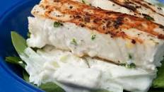 Lemon-Thyme Grilled Fish with Cucumbers and Arugula