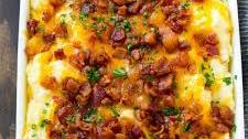Loaded Mashed Potato Casserole