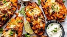 Loaded Sweet Potato Skins