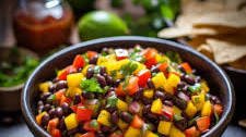 Mango Salsa with Black Beans