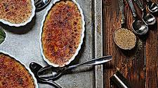 Maple Bourbon Creme Brulee