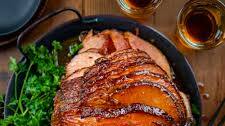 Maple Bourbon Glazed Ham