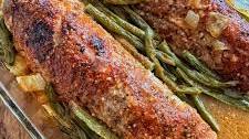 Maple Dijon Glazed Pork Tenderloin with Green Beans Recipe