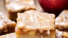 Maple Glazed Apple Blondies