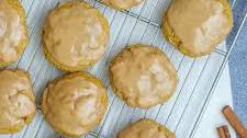 Maple Glazed Pumpkin Cookies
